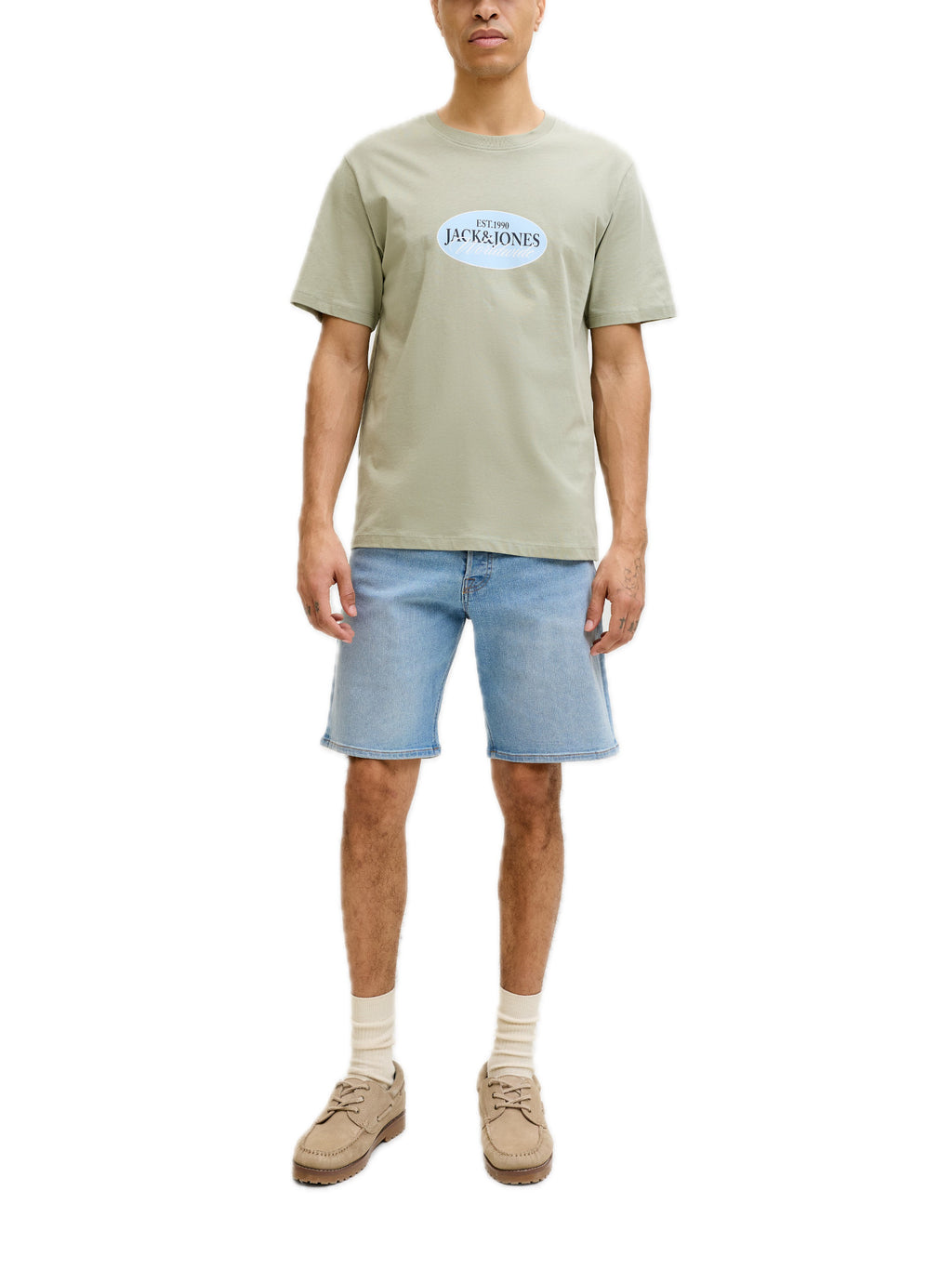 Bermuda Jack & Jones Rick in denim 12290839 /Light Blue Denim JACK & JONES 