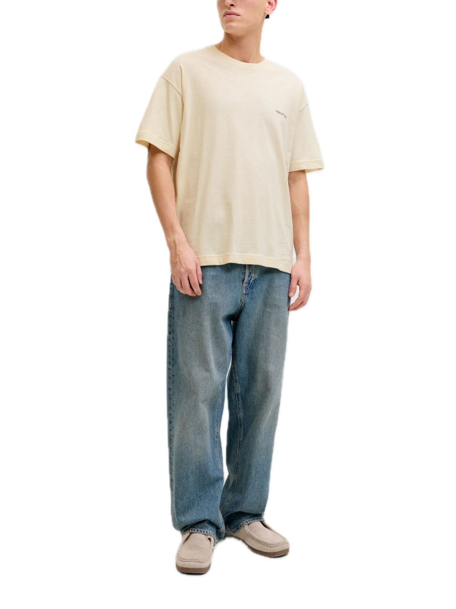 T-shirt Jack & Jones Panna Graphic stampa 12290892 /Antique White JACK & JONES 