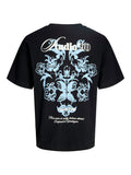 T-shirt Jack & Jones Nero Graphic stampa 12290892 /Black JACK & JONES 