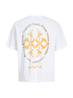 T-shirt Jack & Jones Bianco Graphic stampa 12290892 /Bright White JACK & JONES 