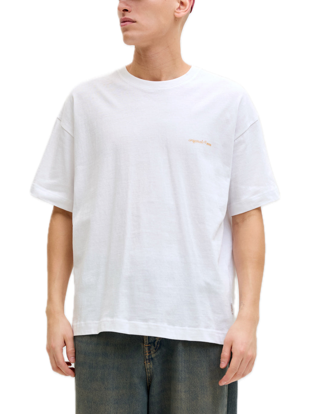 T-shirt Jack & Jones Bianco Graphic stampa 12290892 /Bright White JACK & JONES 