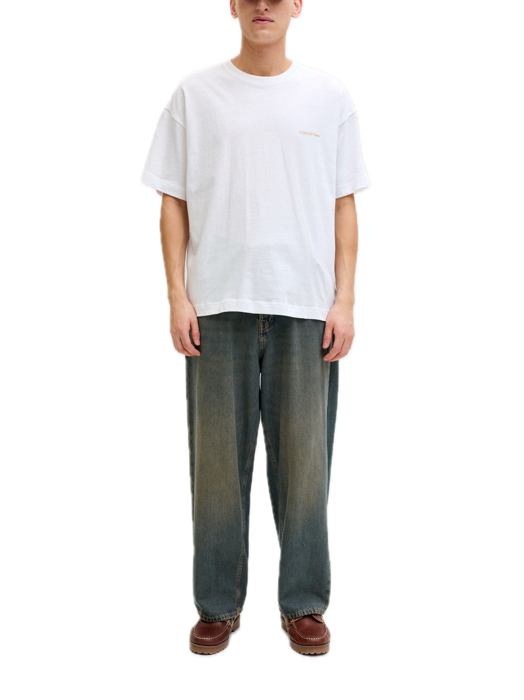 T-shirt Jack & Jones Bianco Graphic stampa 12290892 /Bright White JACK & JONES 