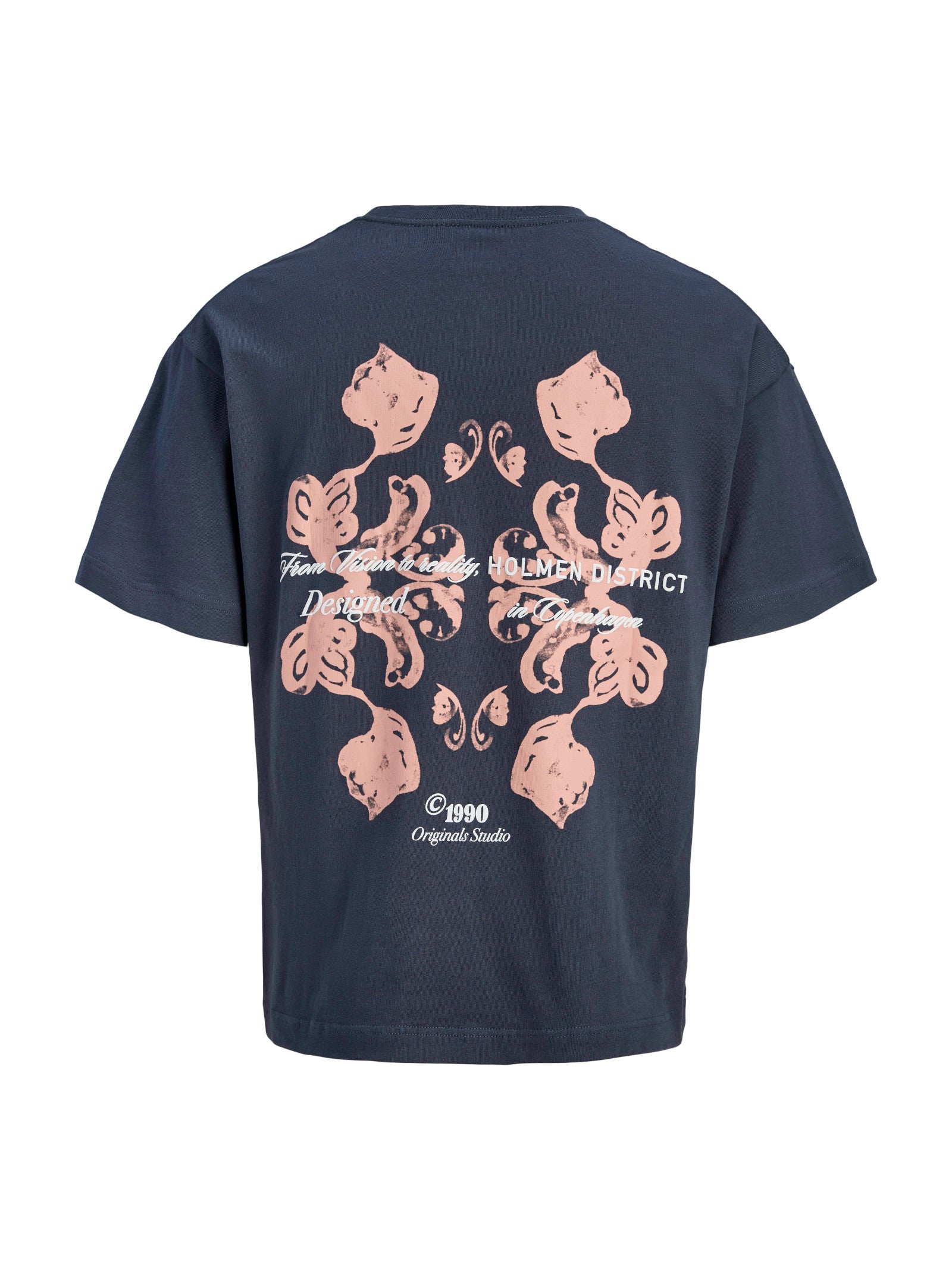 T-shirt Jack & Jones Blu Graphic stampa 12290892 /Odyssey Gray JACK & JONES 