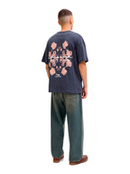 T-shirt Jack & Jones Blu Graphic stampa 12290892 /Odyssey Gray JACK & JONES 