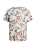 T-shirt Jack & Jones Bianco Montauk fantasia 12290900 /Cloud Dancer JACK & JONES 