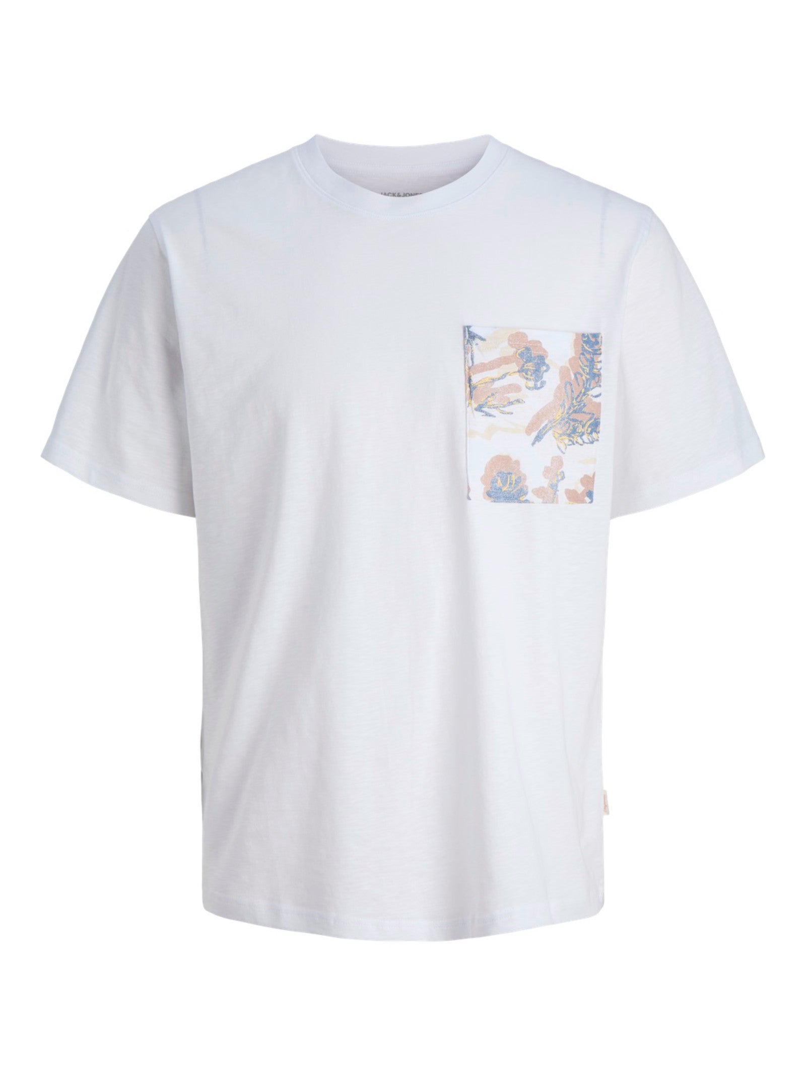 T-shirt Jack & Jones Montauk Bianco taschino 12290902 /Bright White JACK & JONES 