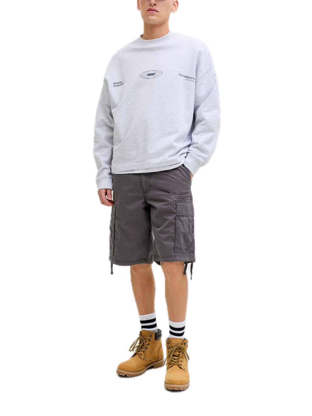 Bermuda Jack & Jones Cole Antracite cargo 12291369 /Asphalt JACK & JONES 