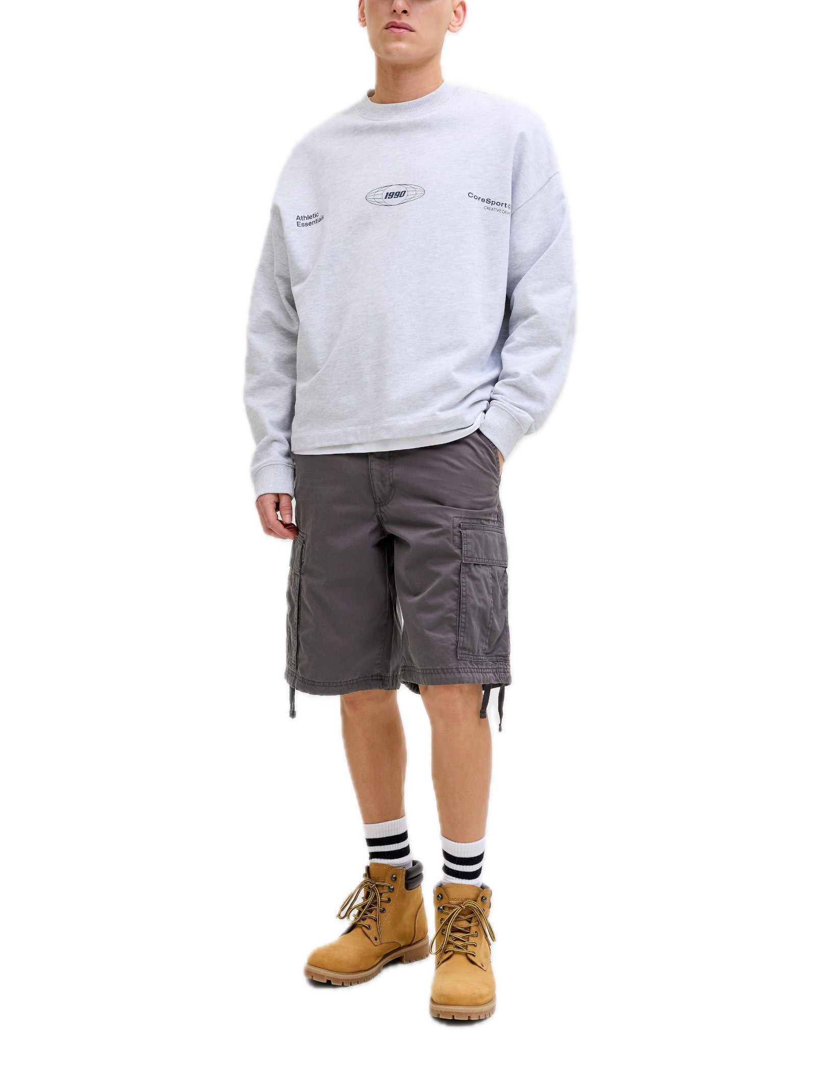 Bermuda Jack & Jones Cole Antracite cargo 12291369 /Asphalt JACK & JONES 