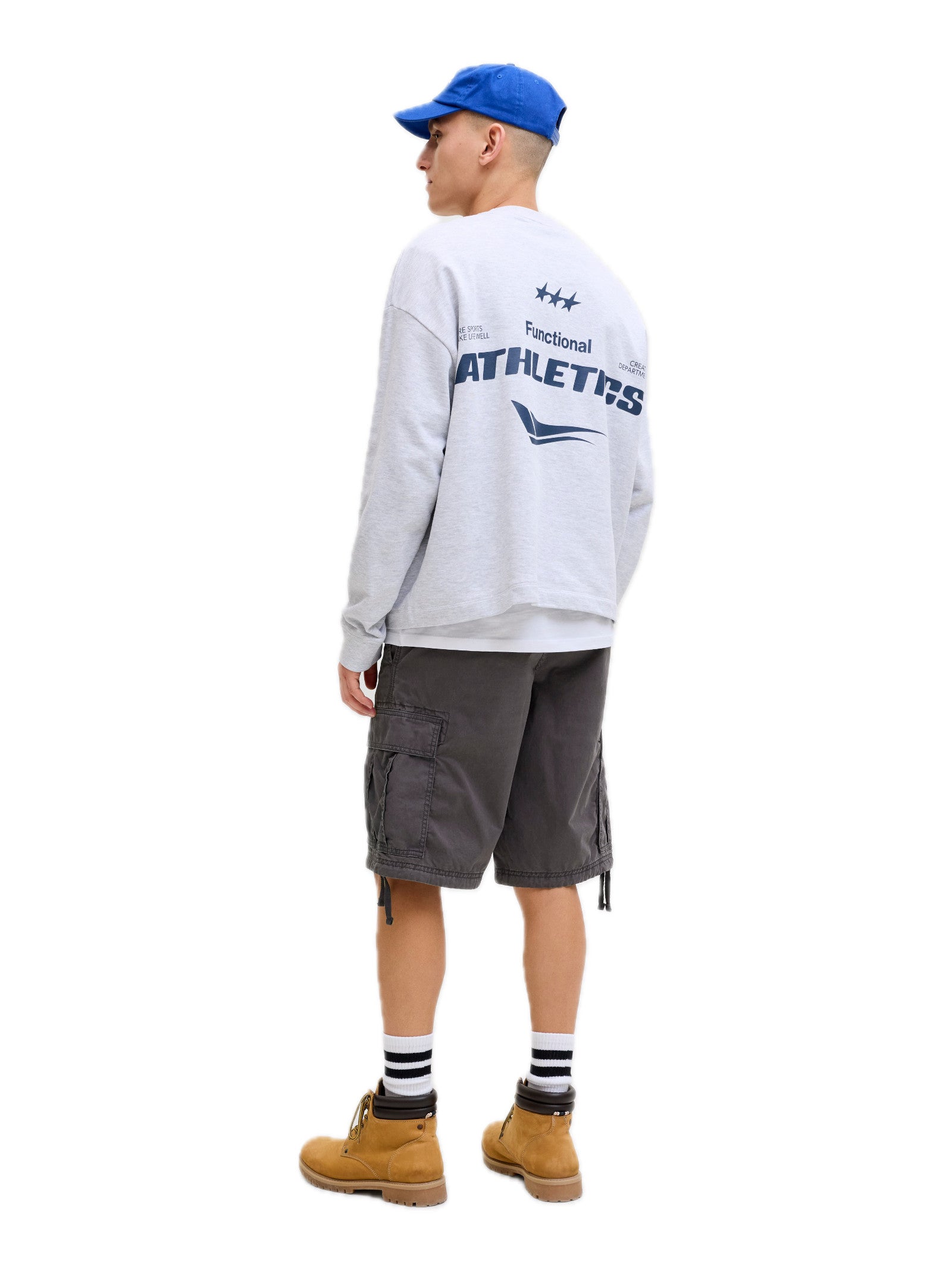 Bermuda Jack & Jones Cole Antracite cargo 12291369 /Asphalt JACK & JONES 