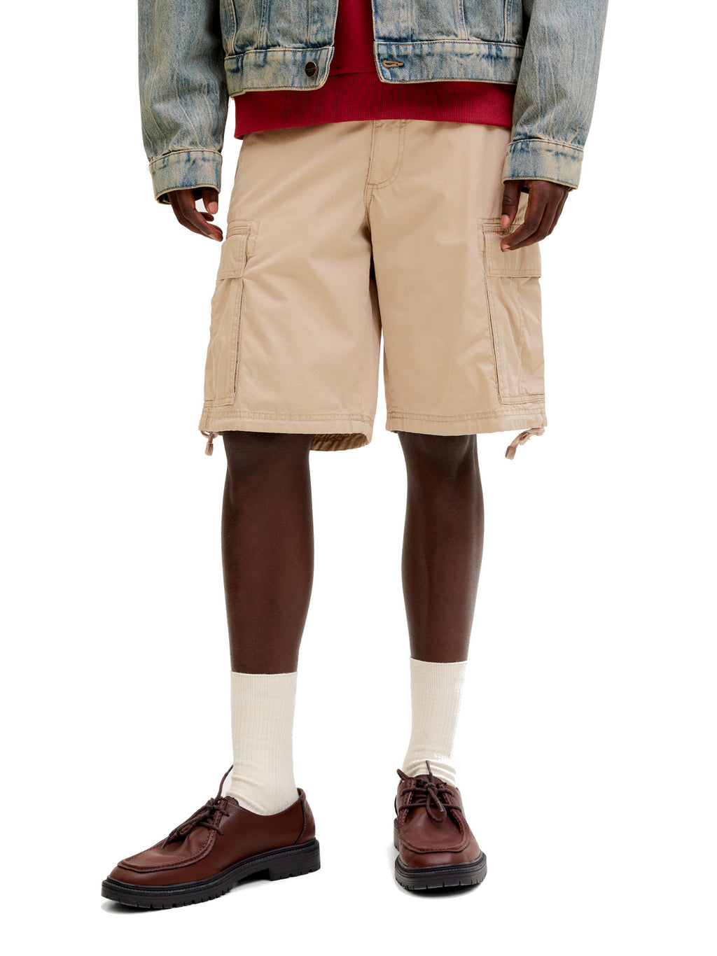Bermuda Jack & Jones Cole Beige cargo 12291369 /Crockery JACK & JONES 