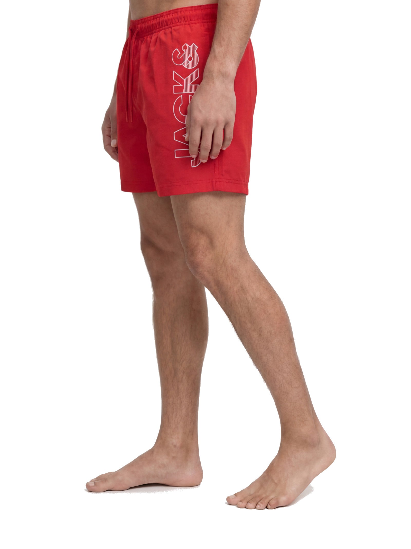 Costume Jack & Jones Maui Rosso logo 12291391 /True Red JACK & JONES 