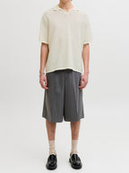 Polo Jack & Jones Panna Tucket collo aperto 12291422 /Sea Salt JACK & JONES 