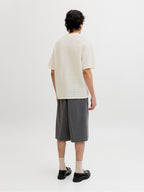 Polo Jack & Jones Panna Tucket collo aperto 12291422 /Sea Salt JACK & JONES 