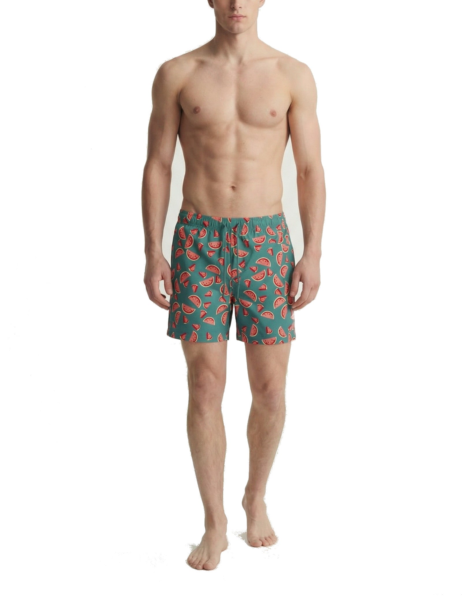 Costume Jack & Jones Maui Verde rosso fantasia 12291426 /Colonial Blue JACK & JONES 