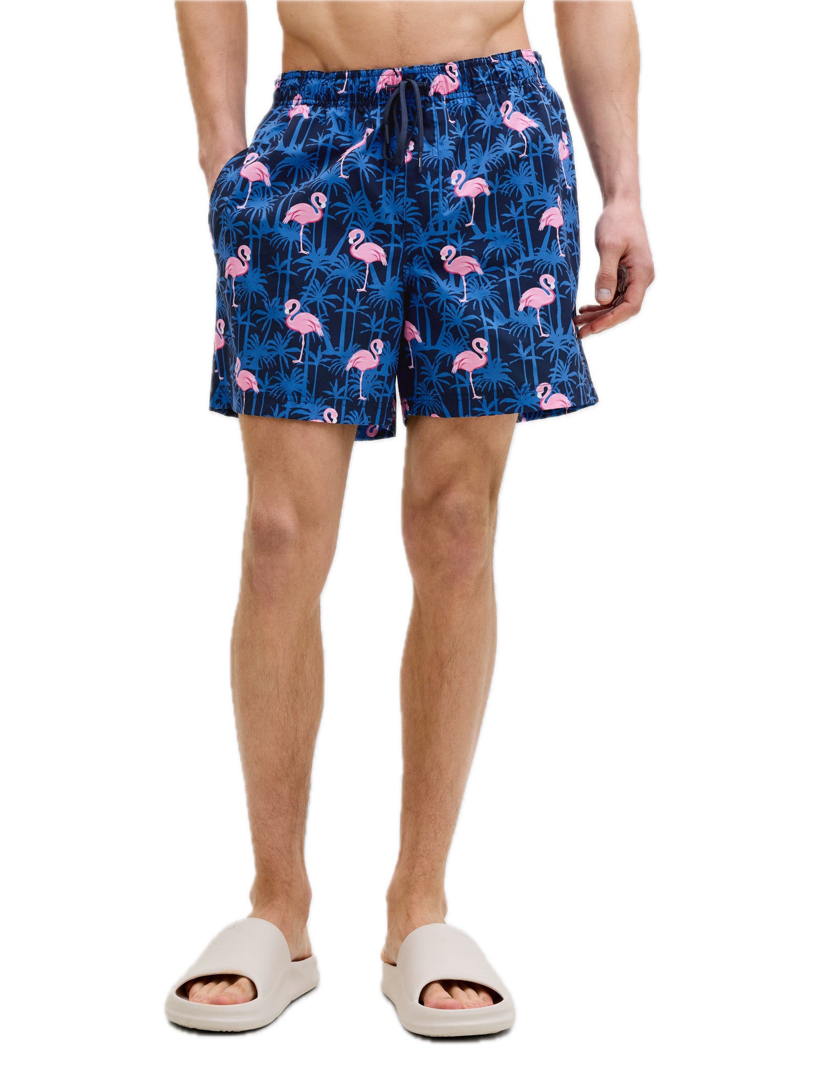 Costume Jack & Jones Maui Blu rosa fantasia 12291426 /Navy Blazer JACK & JONES 