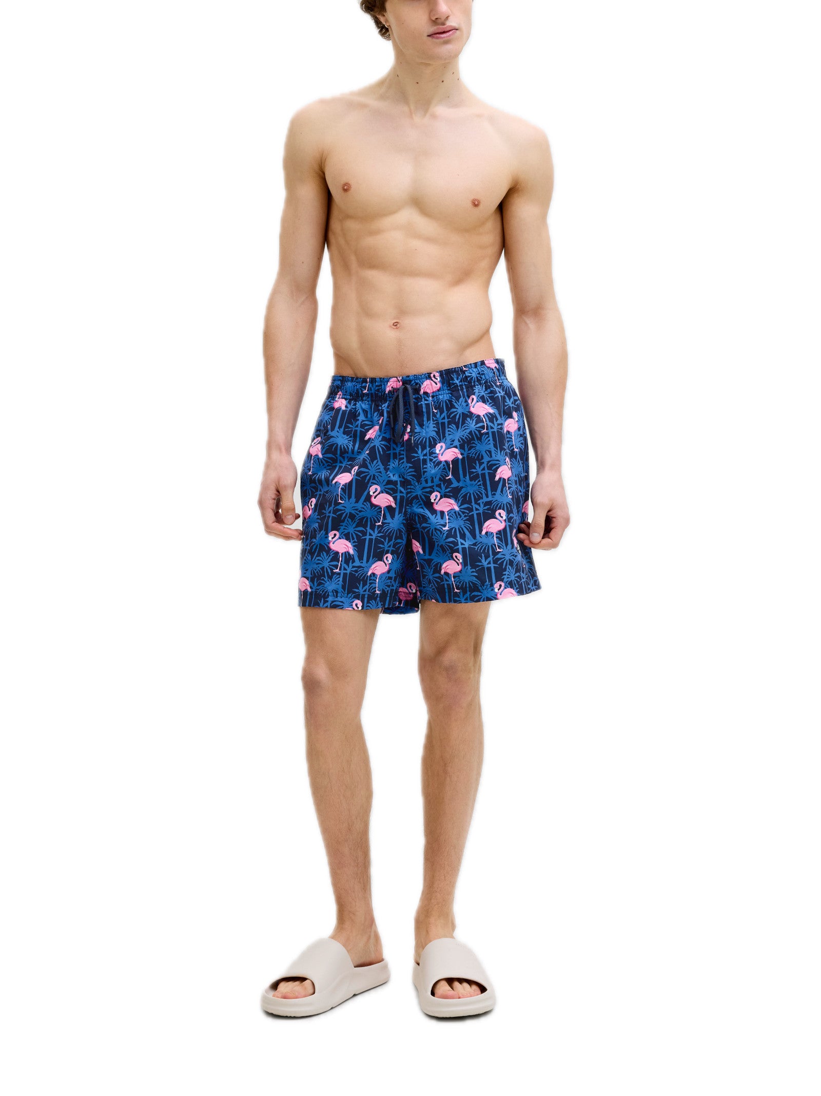 Costume Jack & Jones Maui Blu rosa fantasia 12291426 /Navy Blazer JACK & JONES 