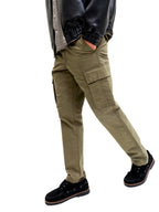 Pantalone Jack & Jones Verde Kane cargo relaxed 12291962 /Olive Night JACK & JONES 