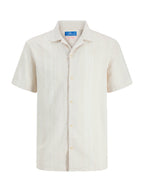 Camicia Jack & Jones Beige Summero Lino 12291964 /Lemon Pepper JACK & JONES 