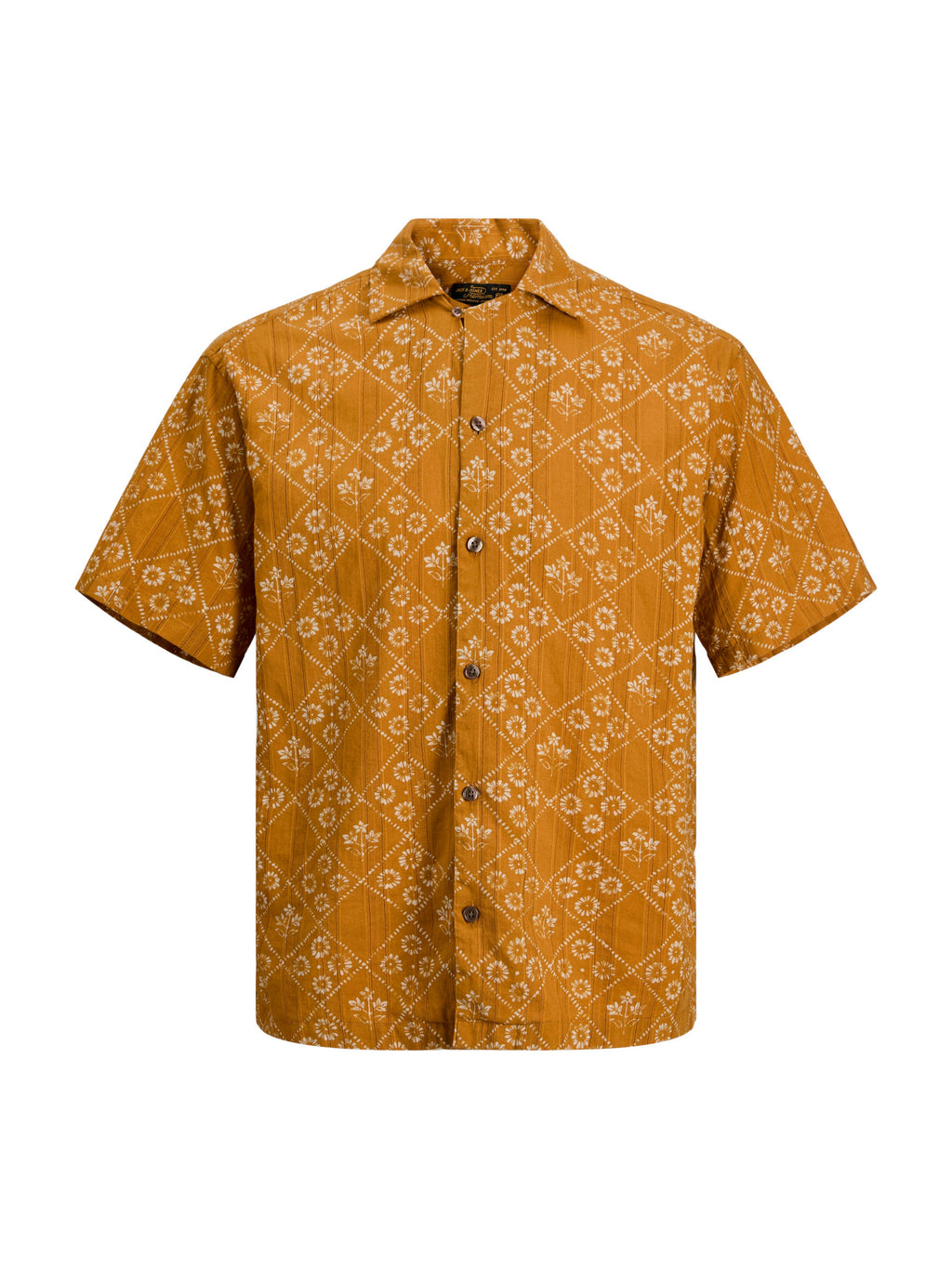Camicia Jack & Jones Lyon Senape fantasia 12291968 /Wood Thrush JACK & JONES 