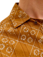 Camicia Jack & Jones Lyon Senape fantasia 12291968 /Wood Thrush JACK & JONES 