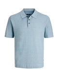 Polo Jack & Jones Riley Celeste in maglia 12292034 /Ashley Blue JACK & JONES 