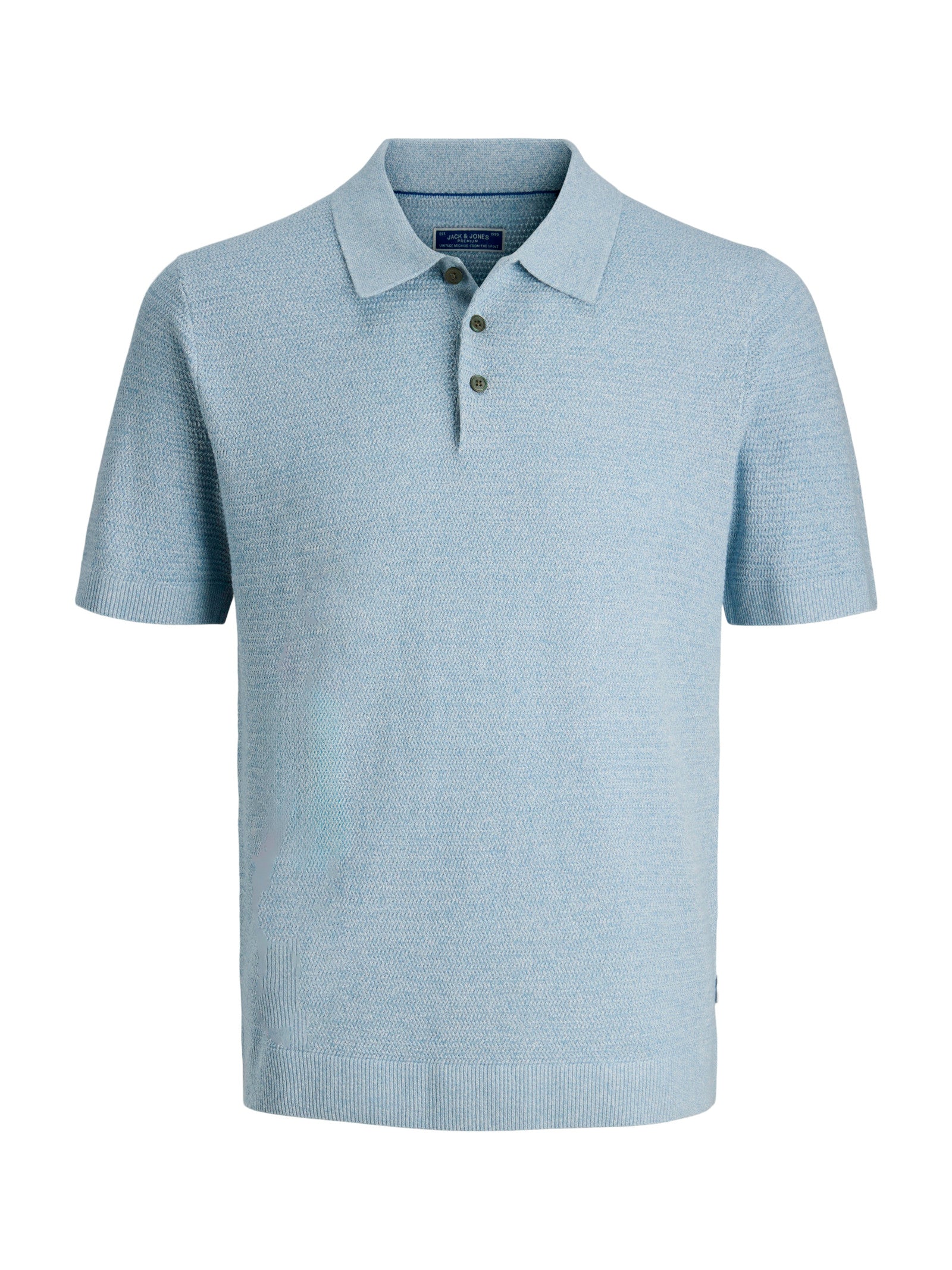 Polo Jack & Jones Riley Celeste in maglia 12292034 /Ashley Blue JACK & JONES 