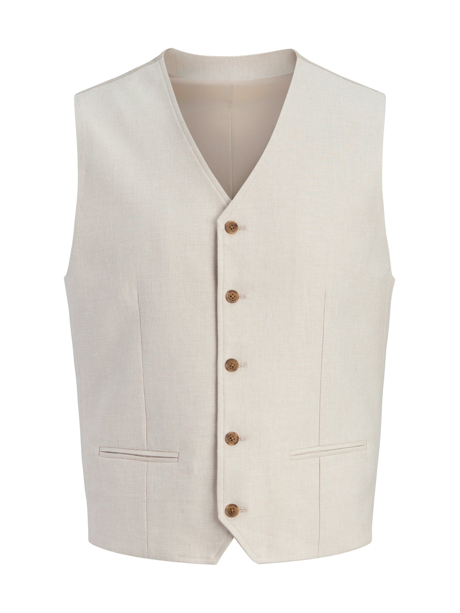 Gilet Jack & Jones Beige 4 bottoni 12292461 /Ancient Scroll JACK & JONES 