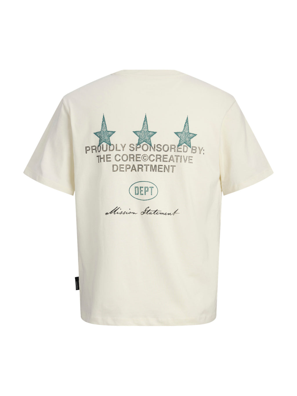 T-shirt Jack & Jones Crema Dust stampa 12292994 /Sweet Corn JACK & JONES 