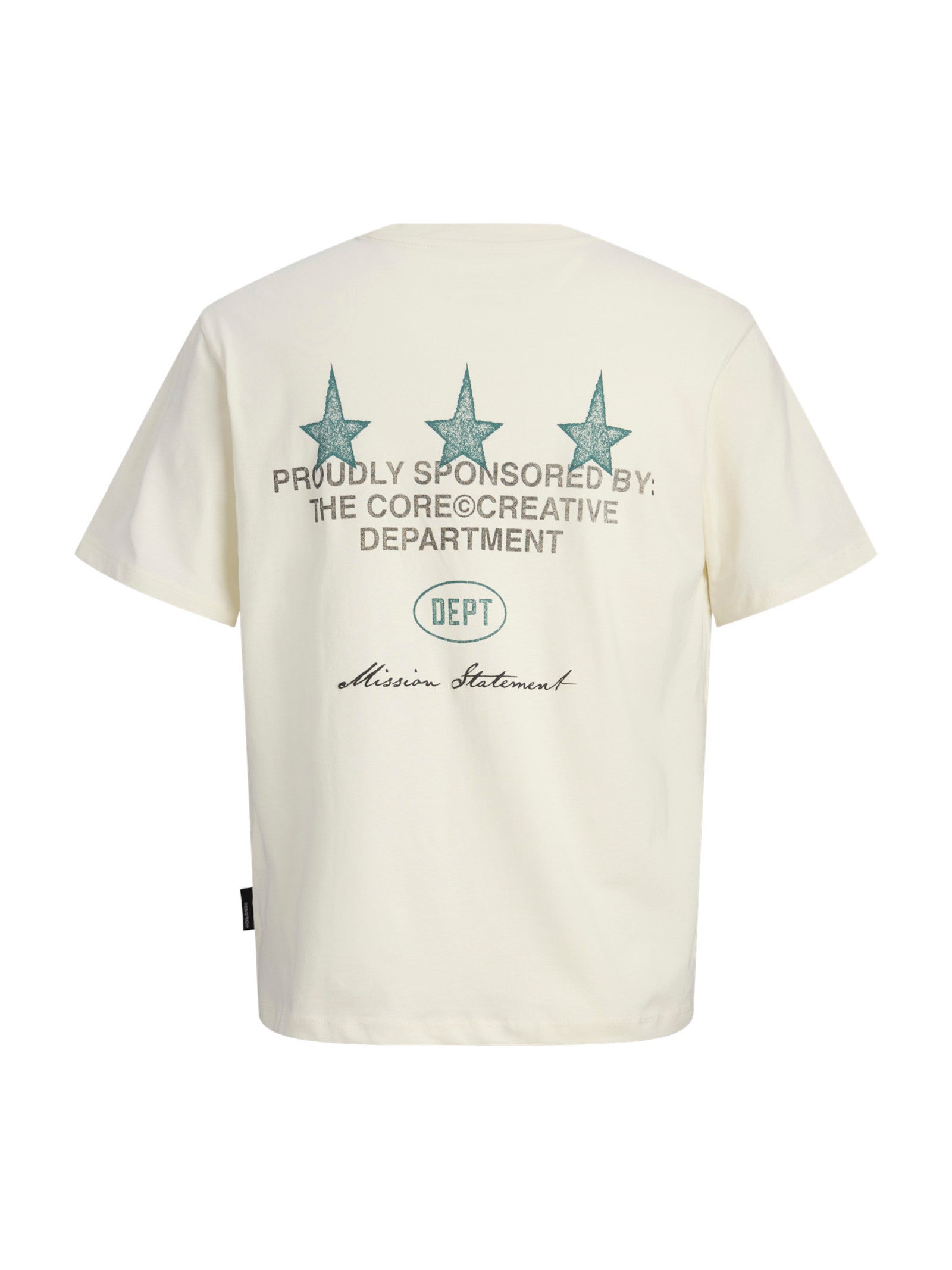 T-shirt Jack & Jones Crema Dust stampa 12292994 /Sweet Corn JACK & JONES 