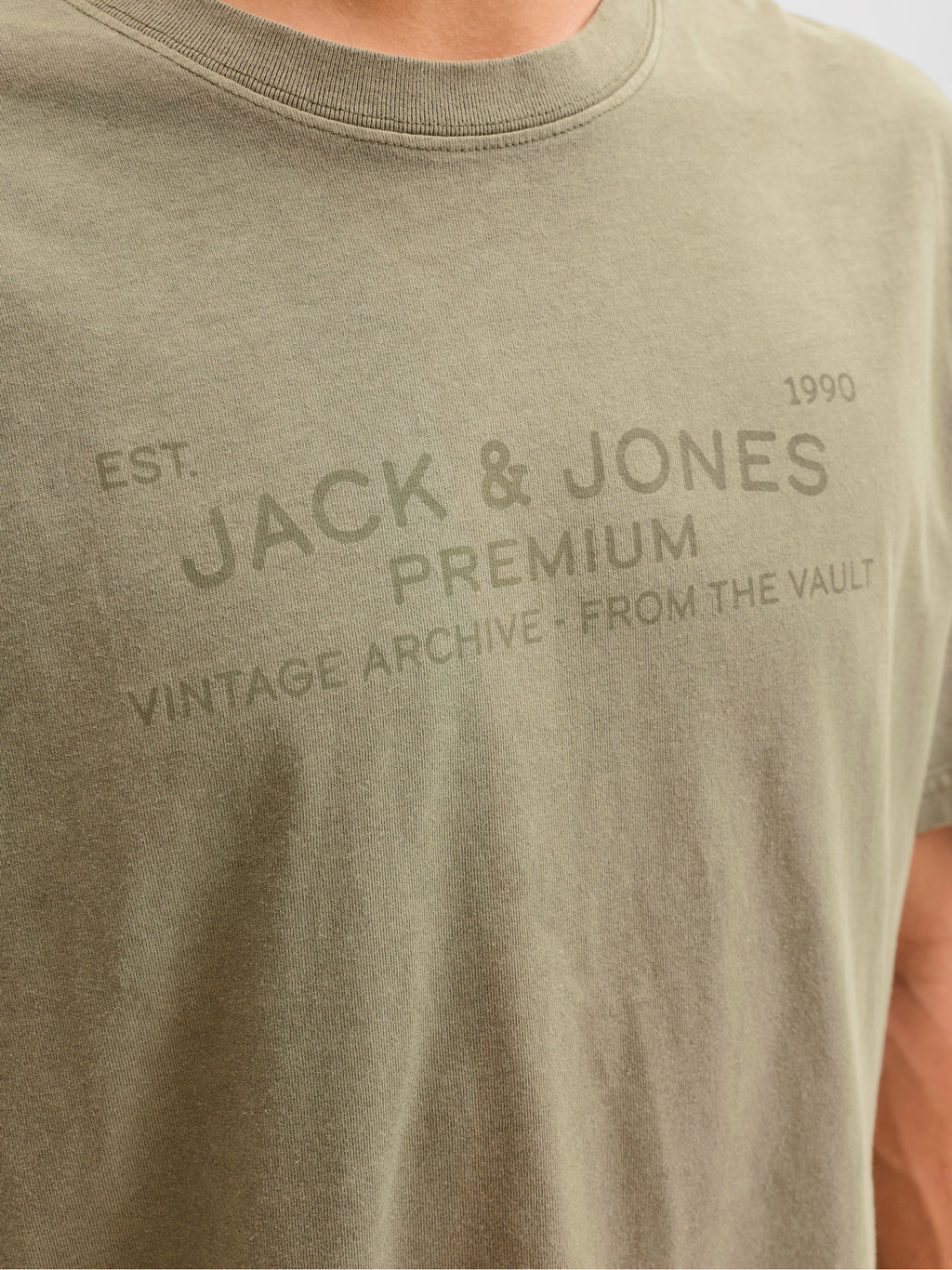 T-shirt Jack & Jones Aiden Verde con stampa 12293014 /Winter Moss JACK & JONES 
