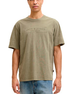 T-shirt Jack & Jones Aiden Verde con stampa 12293014 /Winter Moss JACK & JONES 