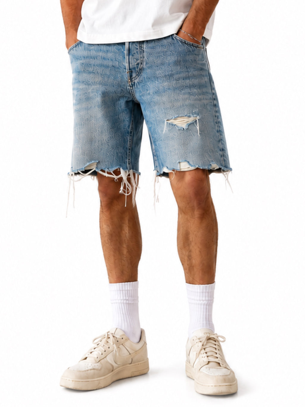 Bermuda Jack & Jones Tony Light Blue Denim 12294828 /Blue Denim JACK & JONES 