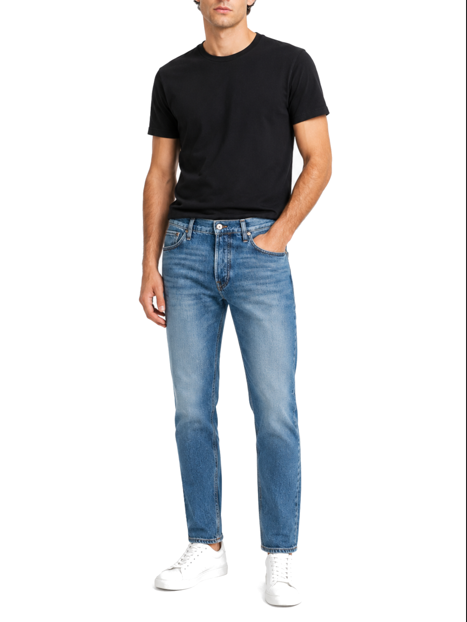 Jeans Jack & Jones Blue Denim Frank Cropped 12295744 /Blue Denim JACK & JONES 