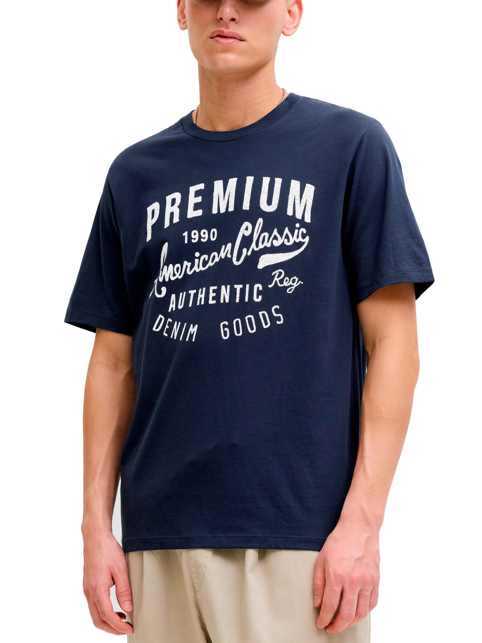 T-shirt Jack & Jones Alex Blu vintage 12298020 /Sky Captain JACK & JONES 