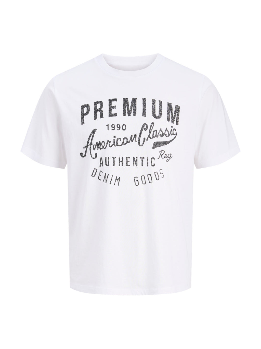 T-shirt Jack & Jones Alex Bianco vintage 12298020 /White JACK & JONES 