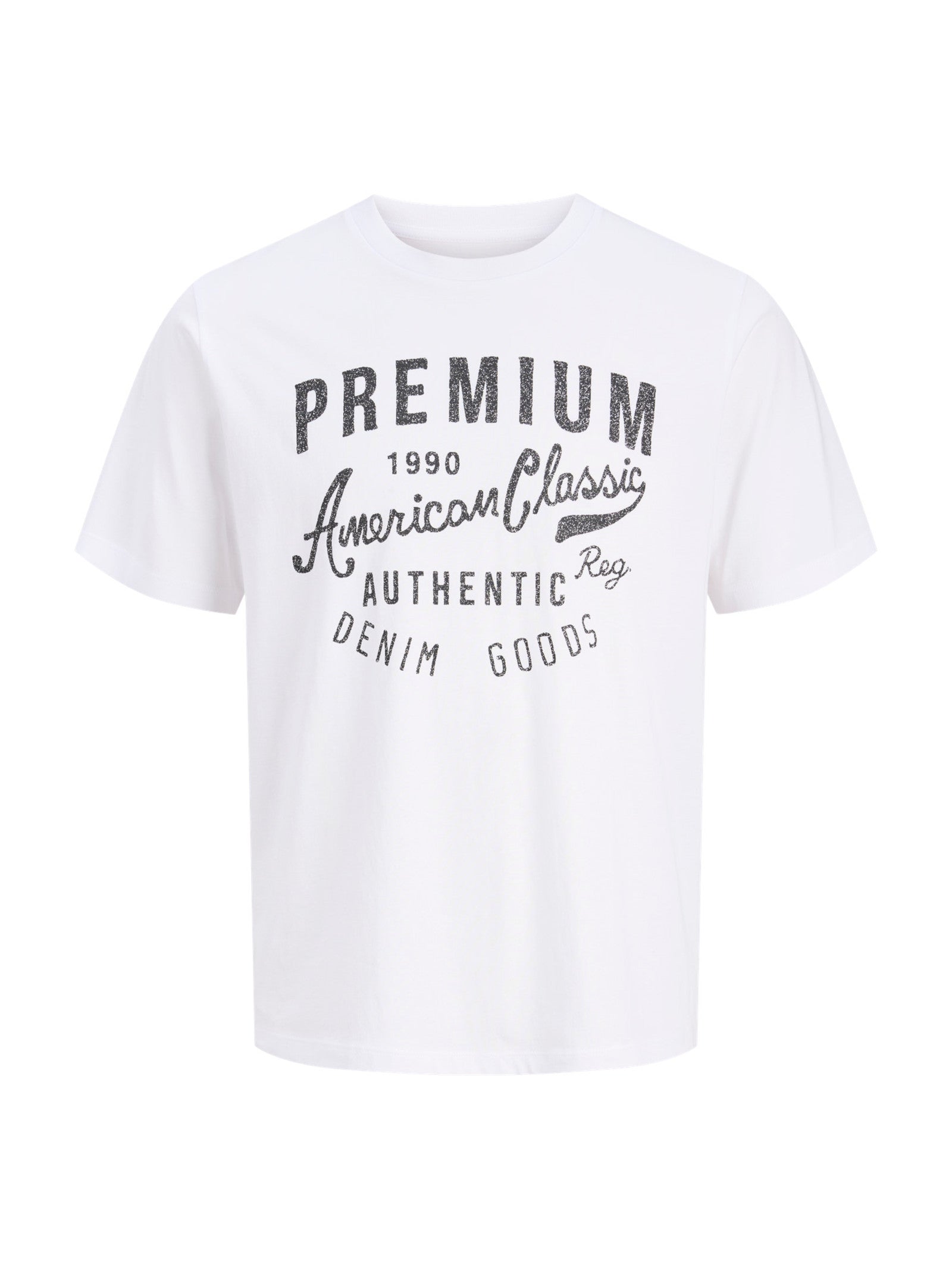T-shirt Jack & Jones Alex Bianco vintage 12298020 /White JACK & JONES 
