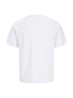 T-shirt Jack & Jones Alex Bianco vintage 12298020 /White JACK & JONES 