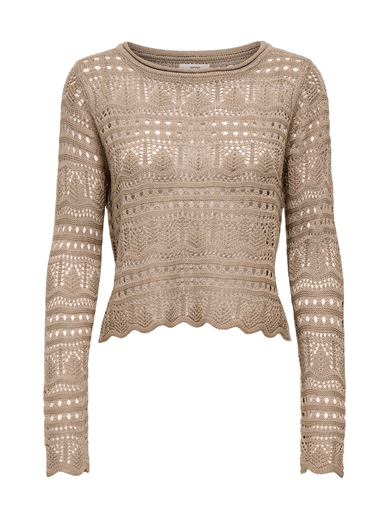 Maglia JDY Beige Sun scollo a barca 15287384 /Greige JDY 