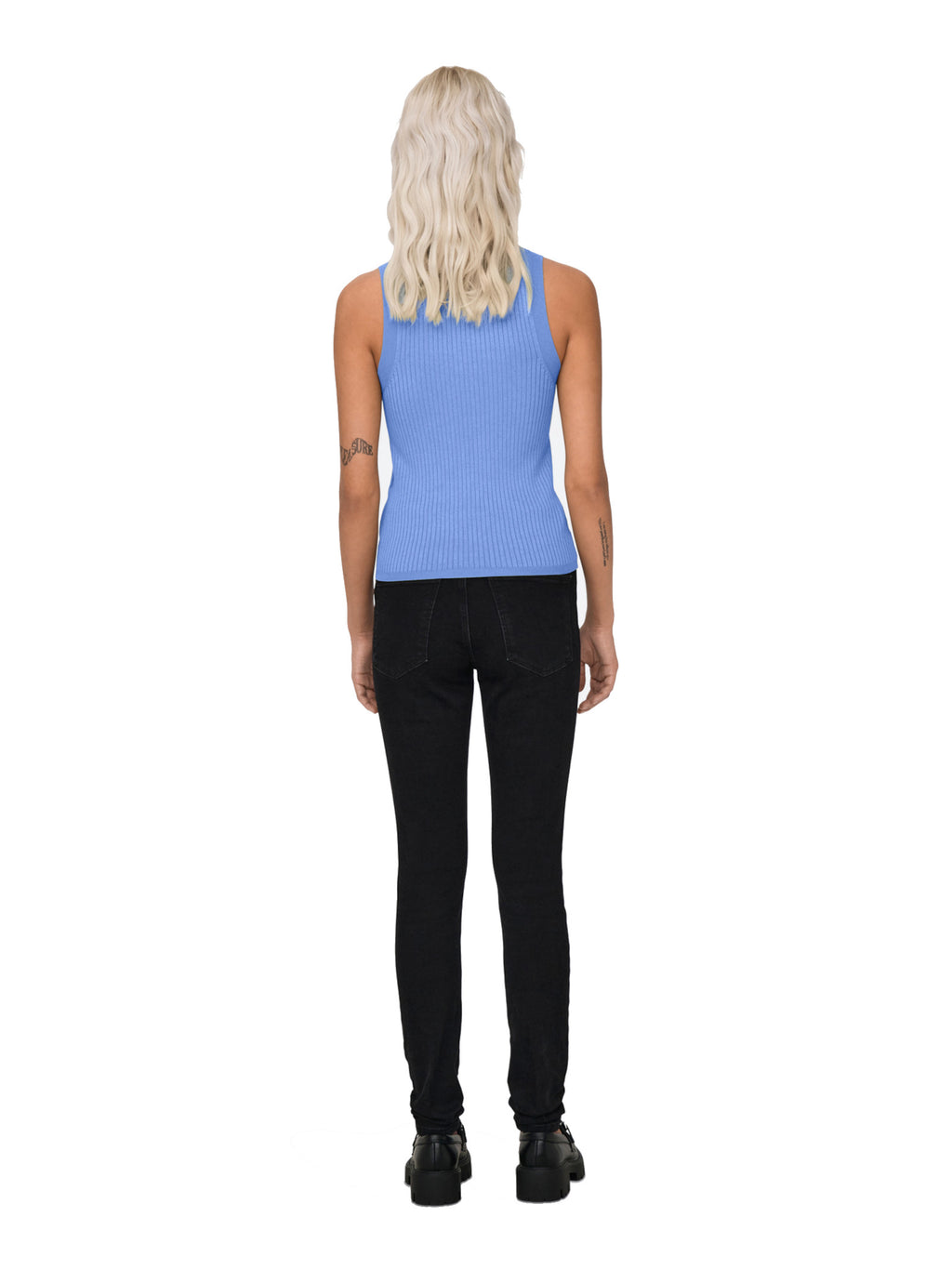 Top JDY Azzurro Yaya smanicato 15287501 /Ultramarine JDY 