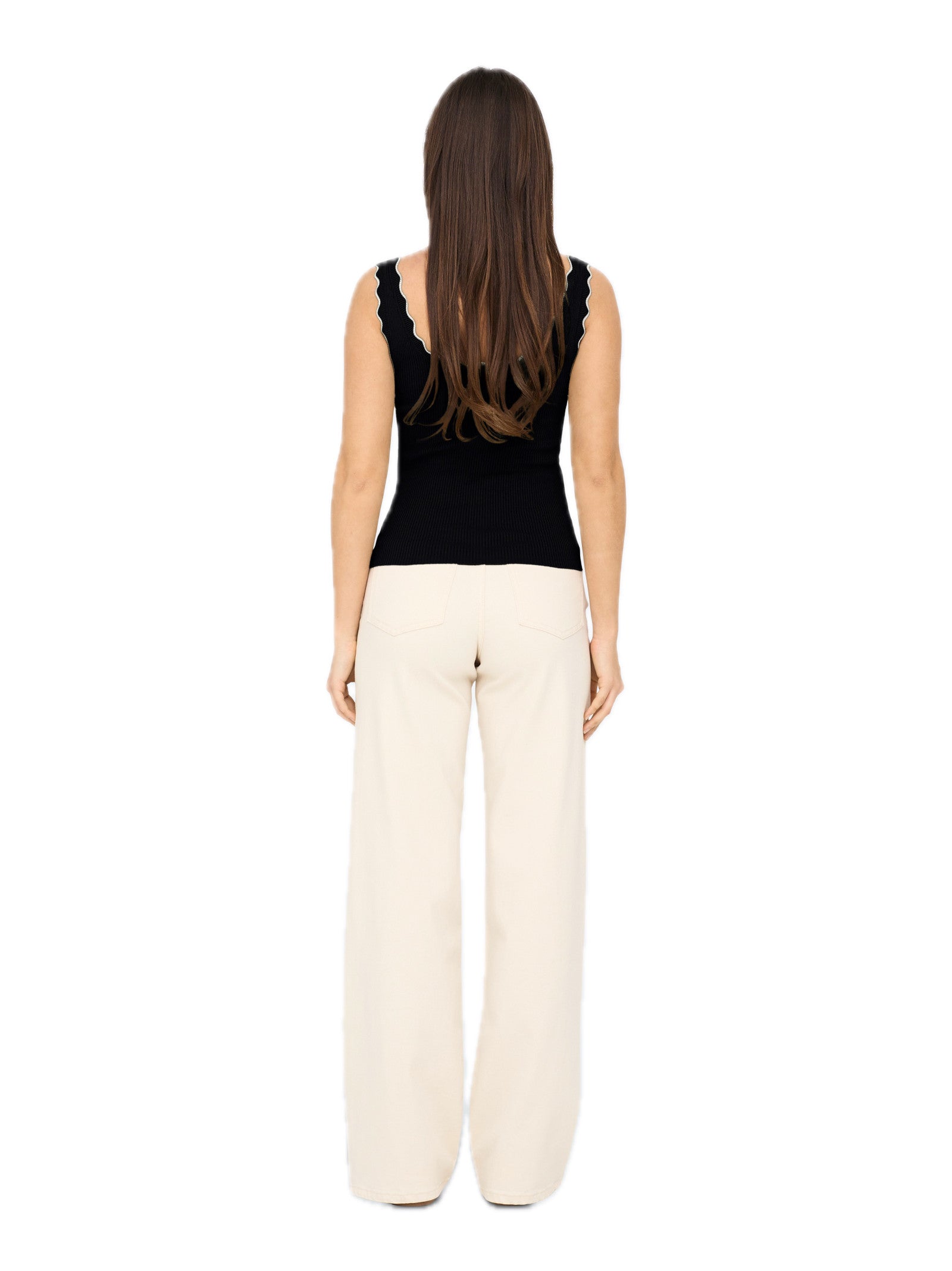 Top JDY Nero Nanna smanicato 15290585 /Black JDY 