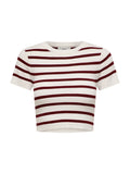 T-shirt JDY Bianco Keline cropped 15294790 /Cloud Dancer JDY 