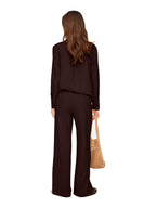 Pantalone JDY Marrone Say Loose 15318361 /Chocolate Torte JDY 