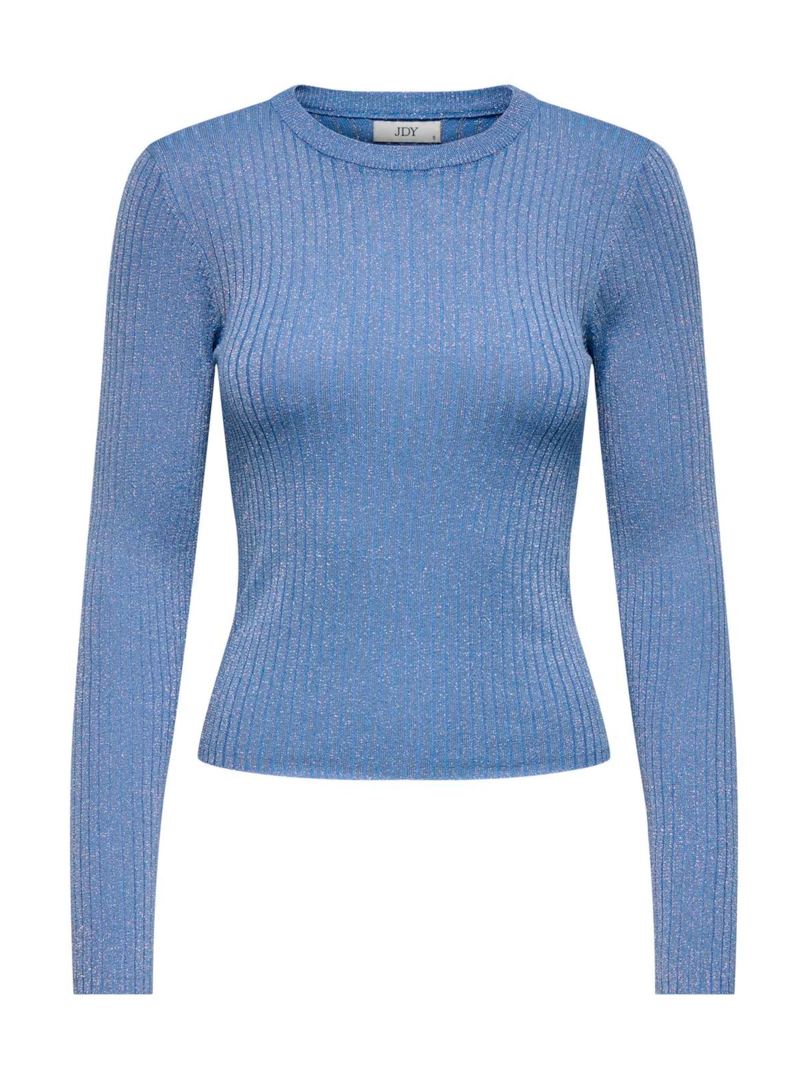 Maglia JDY Plum Azzurro  in lurex 15330569 /Ultramarine JDY 