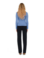 Maglia JDY Plum Azzurro  in lurex 15330569 /Ultramarine JDY 