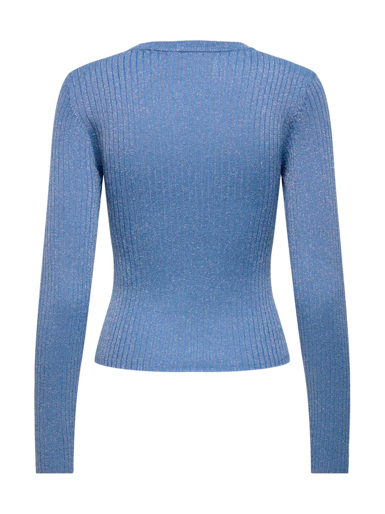 Maglia JDY Plum Azzurro  in lurex 15330569 /Ultramarine JDY 
