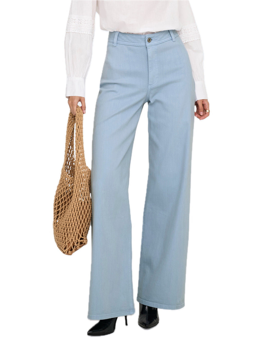 Pantalone JDY Iris Celeste a zampa 15341269 /Frozen Fjord JDY 