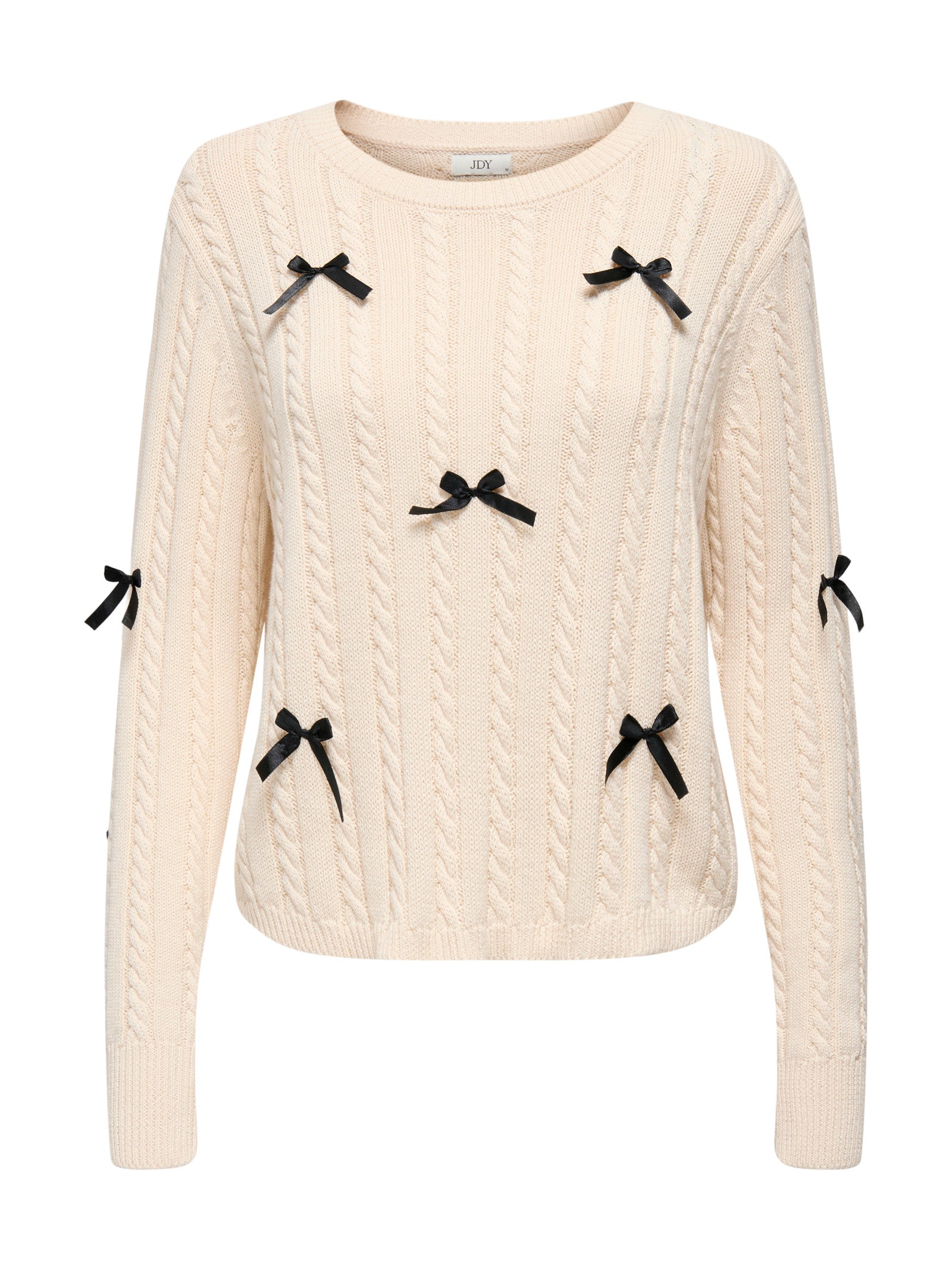 Maglia JDY Bow Crema con fiocchi 15344549 /Birch JDY 