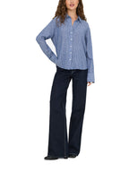 Camicia JDY Bianco azzurro Mila a righe 15345487 /Star Sapphire JDY 