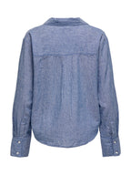Camicia JDY Bianco azzurro Mila a righe 15345487 /Star Sapphire JDY 