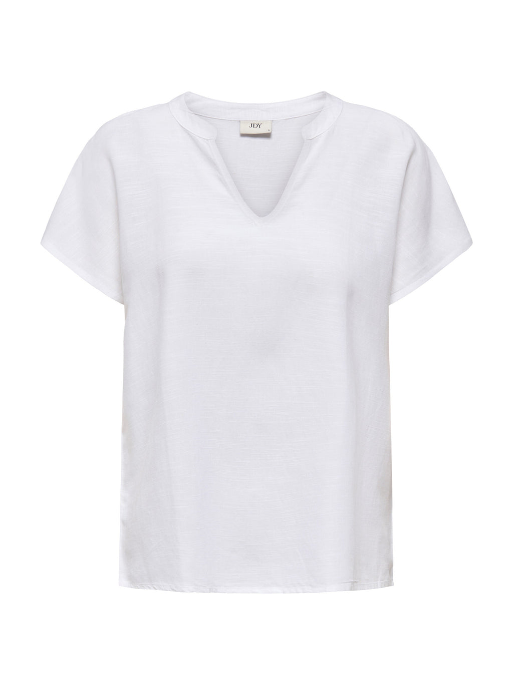 T-shirt JDY Caya Bianco scollo a V 15346547 /Bright White JDY 